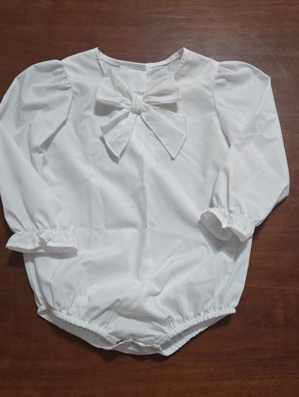 The Beaufort Bonnet Company - Beatrice Bow Blouse Onesie